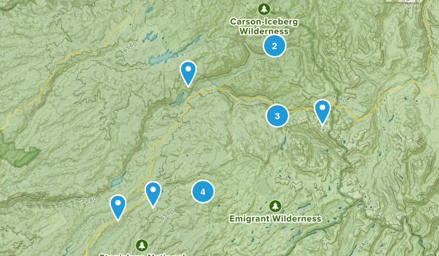 Sonora Pass Map