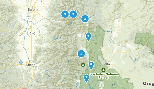 Backpacking Trips Map