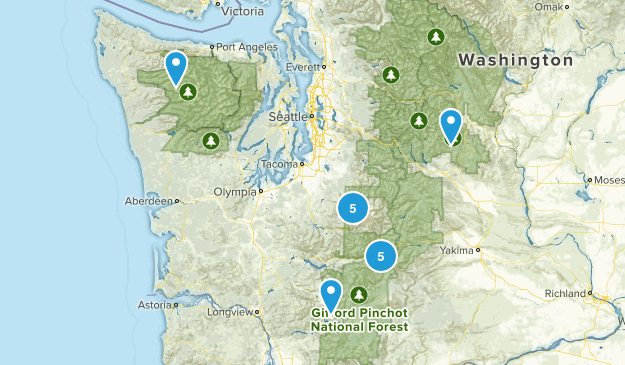 Washington Backpacking Map