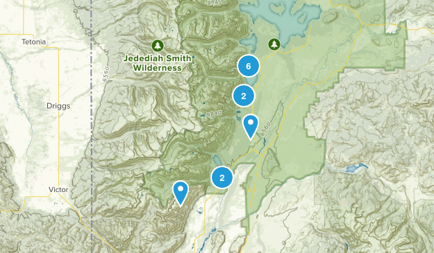Grant Teton National Park Map