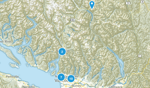 Hikes I've Done Map