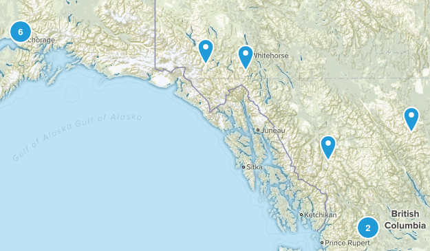 Alaska Trip Map