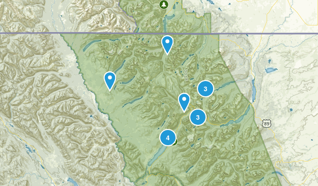 Glacier Map