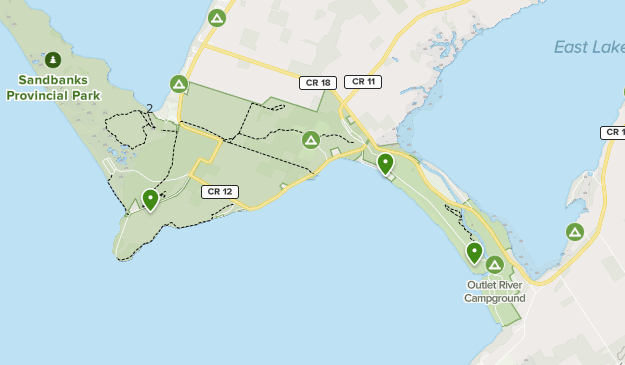 Sandbanks Provincial Park Map Sandbanks, Picton | List | Alltrails