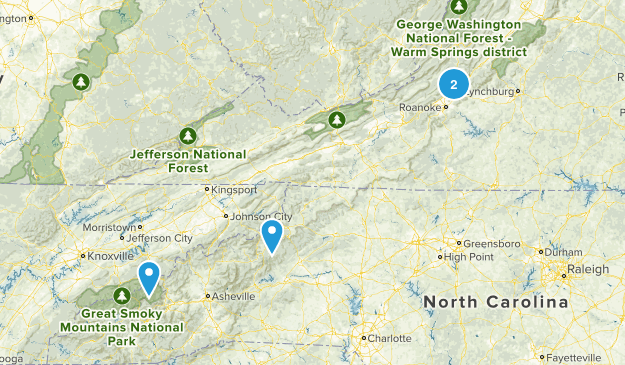 Snow Hike Map