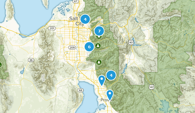 Dog Hikes Map