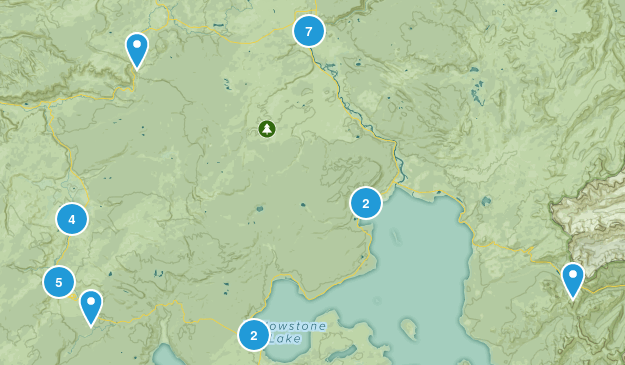 yellowstone trip Map