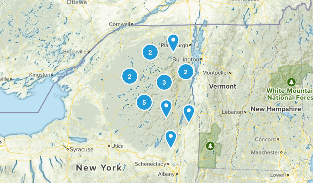 Adirondack fire towers to climb Map