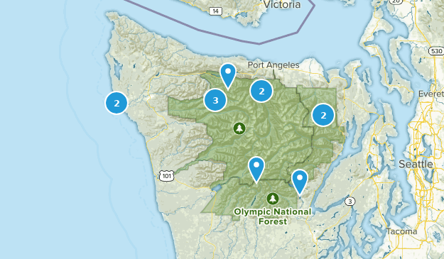 Olympic Natl Park Map