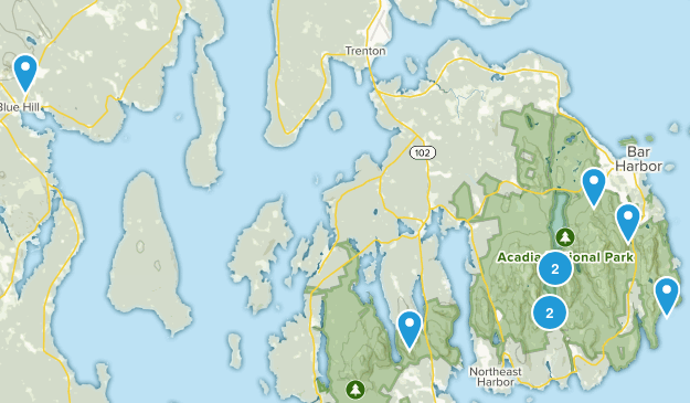 Acadia Bitch's Map