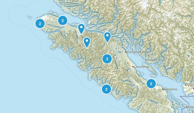 vancouver island Map