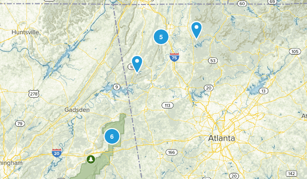 Pinhoti Trail Map