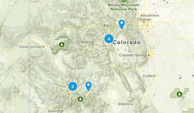 14ers Map