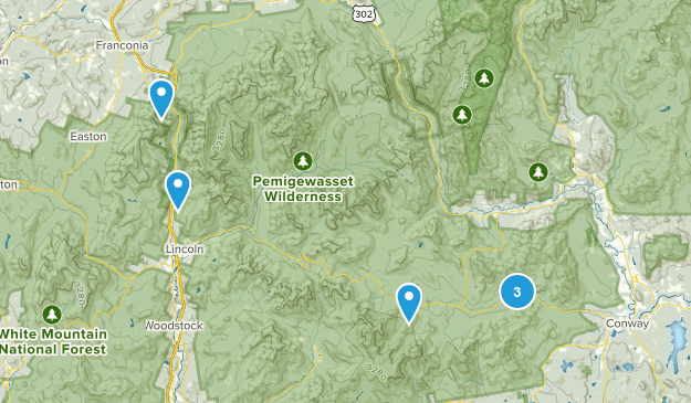White mountain & The Kanc Map