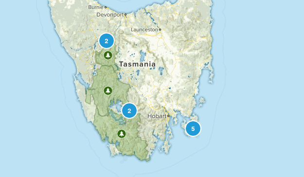 Tassie trip Map