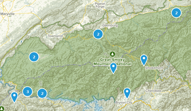 Smoky Mountains Map