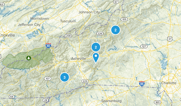 Pisgah Weekend Map