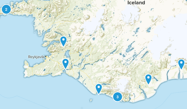iceland Map