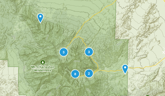 Mt Charleston Map