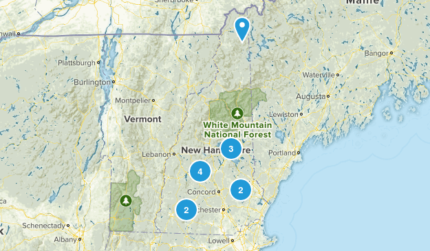 NH Fire Towers Map