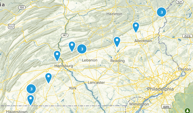 Appalachian Trail Pa Map