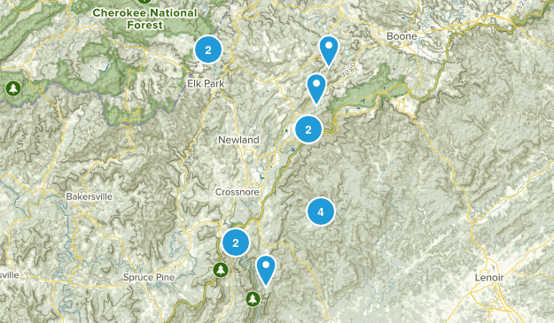 Linville NC Map