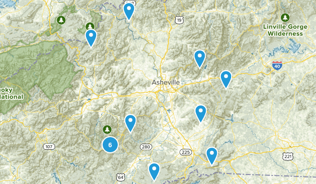 Asheville Map