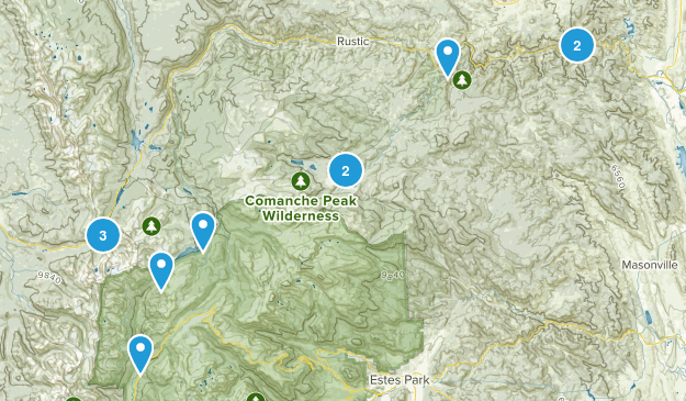 Poudre Canyon Map