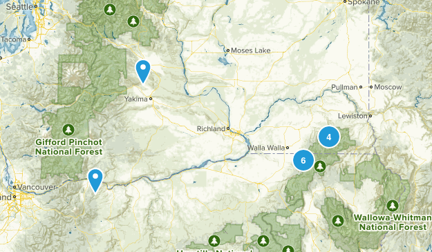 Hikes to do Map