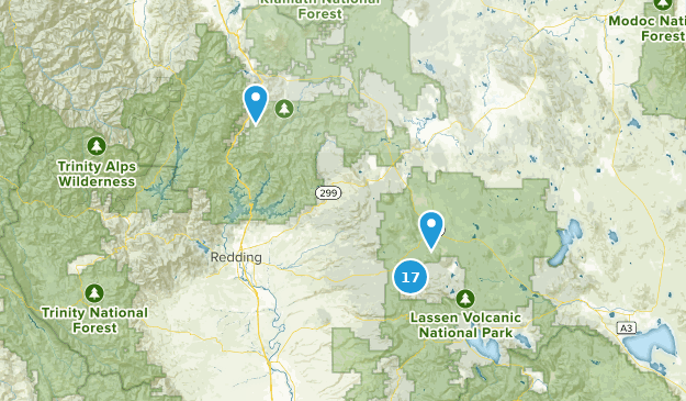 Lassen National Forest Map