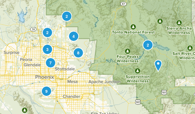 Scottsdale/Phoenix Map
