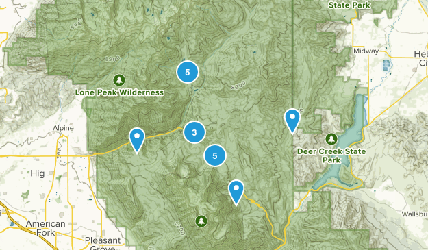 American Fork Canyon Map