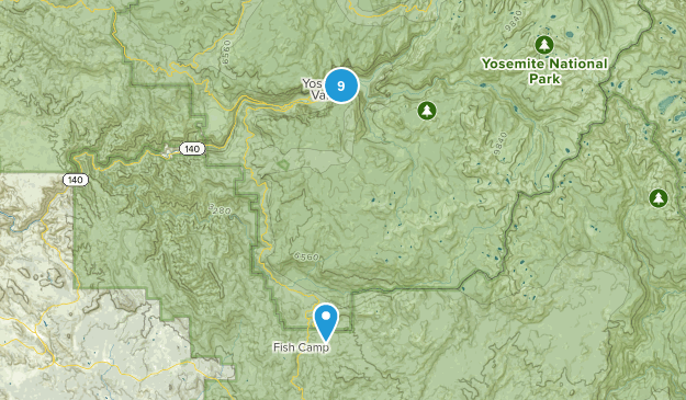 Yosemite Map
