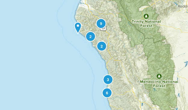 Lost Coast weekend trip Map
