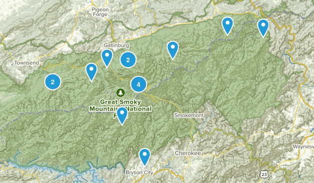 Great Smoky Mountains NP Map