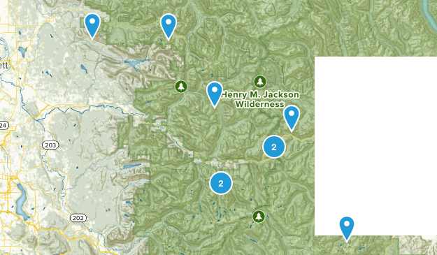 Hikes I Remember Map