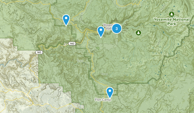 Yosemite Map