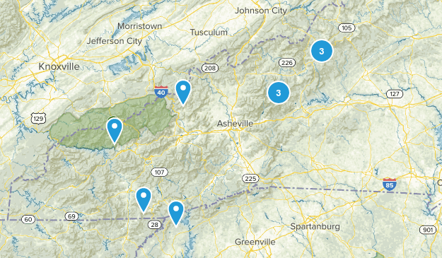 hiking trails Map
