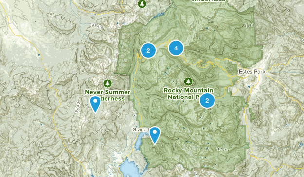 RMNP Thanksgiving 2018 Map
