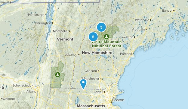 nh 4000 footers Map