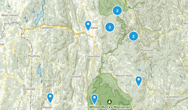 hiking options Map