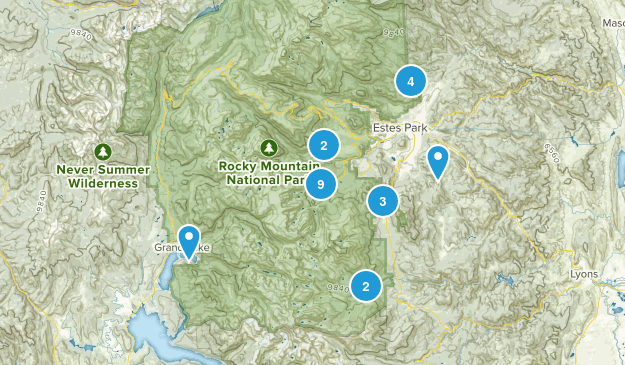 Near Estes Park Map