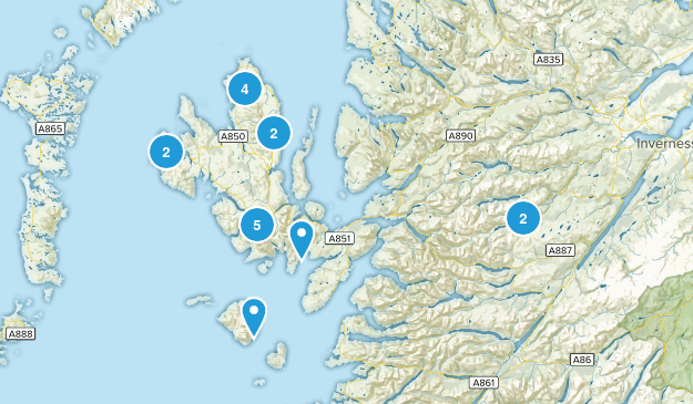 Isle of Skye Map