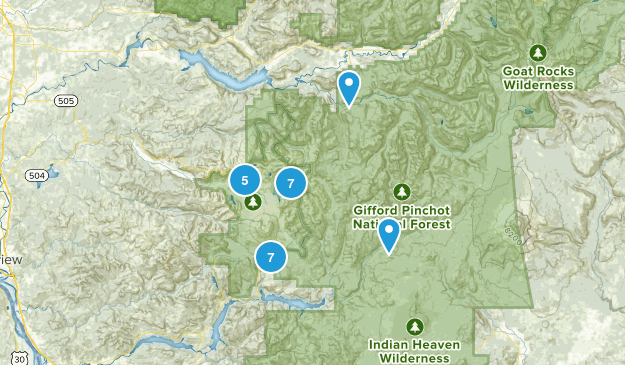 saint helens Map