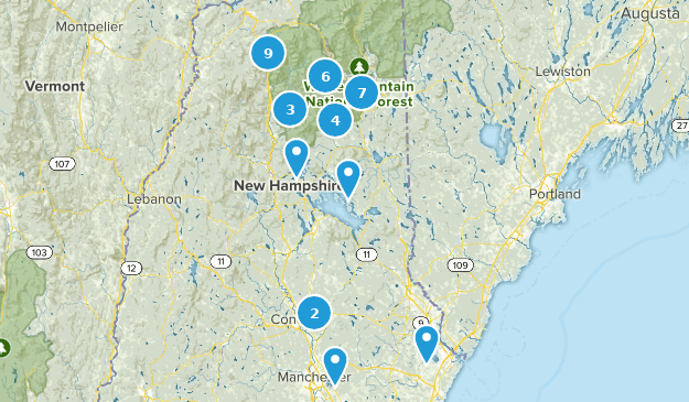 New Hampshire Map