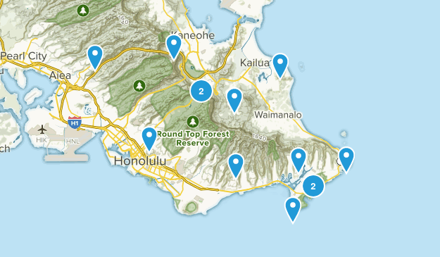 Oahu, Hawaii Map