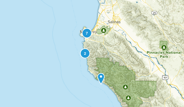 Thanksgiving Hikes Map
