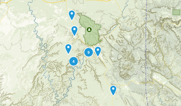 Moab, Utah Map