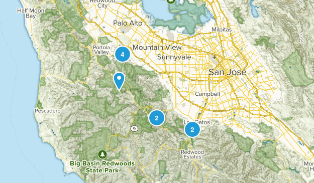 Near Palo Alto Map