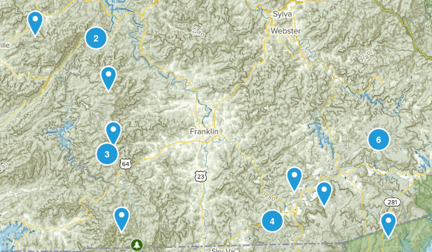 Nantahala Nat Forest Map